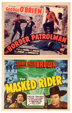 WESTERN COWBOY GROUP OF SIX MOVIE TITLE LOBBY CARDS.