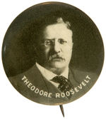 “THEODORE ROOSEVELT” HAKE UNLISTED PORTRAIT BUTTON FROM 1912 OR 1916.