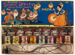 "SNOW WHITE AND THE SEVEN DWARFS" BOXED NOMA LIGHT SET.