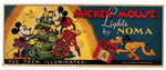 "MICKEY MOUSE LIGHTS BY NOMA" BOXED CHRISTMAS LIGHT SET.