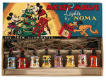 "MICKEY MOUSE LIGHTS BY NOMA" BOXED CHRISTMAS LIGHT SET.