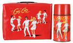 "GO GO" VINYL LUNCHBOX WITH THERMOS.