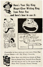 SKY KING FOUR INSTRUCTION SHEETS MATCHING THE FOUR PREVIOUS RINGS.