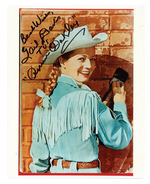 GAIL DAVIS SIGNED ANNIE OAKLEY PHOTO.