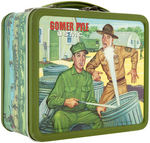"GOMER PYLE USMC" METAL LUNCH BOX & THERMOS.