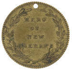 ANDREW JACKSON EARLIEST CAMPAIGN MEDALET FROM 1824.