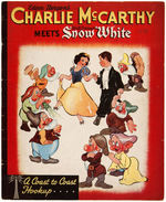 "WALT DISNEY'S FAMOUS SEVEN DWARFS" & "CHARLIE McCARTHY MEETS SNOW WHITE" BOOK PAIR.