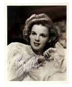 JUDY GARLAND SIGNED U.S.O. PHOTO.