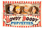 "HOWDY DOODY FINGER PUPPETTES" IN DIE-CUT STORE BOX.