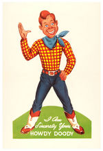 HOWDY DOODY CHARACTER "POLL-PARROT SHOES" LOT OF FOUR POSTERS W/ENVELOPE.