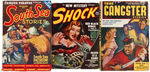 “SOUTH SEA STORIES/ TRUE GANGSTER STORIES/ SHOCK” FIRST ISSUE PULP TRIO.