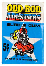 "ODD ROD ALL STARS" FULL GUM CARD STICKERS DISPLAY BOX.