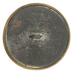 GRANT IN CIVILIAN DRESS INCREDIBLE FERROTYPE CLOTHING BUTTON.