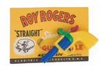 "ROY ROGERS 'STRAIGHT' SHOOTER' GUN PUZZLE KEY CHAIN."