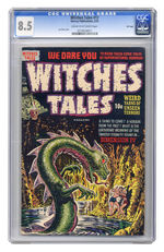 -WITCHES TALES # 17 FEBRUARY 1953 CGC 8.5 CREAM TO OFF-WHITE PAGES FILE COPY.