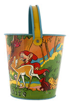 "SNOW WHITE" SAND PAIL & SHOVEL.