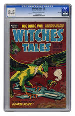 WITCHES TALES #28 DECEMBER 1954 CGC 8.5 CREAM TO OF-WHITE PAGES FILE COPY.