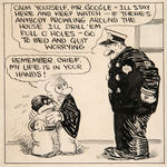 "BARNEY GOOGLE" 1927 DAILY STRIP ORIGINAL ART BY BILLY DEBECK.