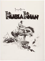 "FRAZETTA'S KUBLA KHAN" LIMITED EDITION SIGNED PRINT PORTFOLIO.