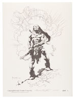 "FRAZETTA'S KUBLA KHAN" LIMITED EDITION SIGNED PRINT PORTFOLIO.