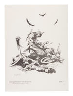 "FRAZETTA'S KUBLA KHAN" LIMITED EDITION SIGNED PRINT PORTFOLIO.