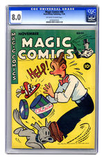 MAGIC COMICS #88 NOVEMBER 1946 CGC 8.0 OFF-WHITE TO WHITE PAGES.