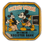 MICKEY MOUSE & DONALD DUCK DIME REGISTER BANK PAIR.