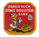 MICKEY MOUSE & DONALD DUCK DIME REGISTER BANK PAIR.