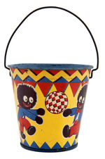 GOLLIWOG SMALL SAND PAIL.