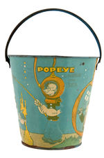 "POPEYE UNDER THE SEA" SAND PAIL.