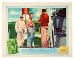 "HUMPHREY BOGART KATHARINE HEPBURN IN THE AFRICAN QUEEN" 1952 ORIGINAL RELEASE LOBBY CARDS (4).