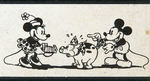 MICKEY MOUSE SPANISH ADVERTISING FAN PAIR.