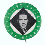 RARE RADIO CLUB "ELLERY QUEEN CLUB MEMBER" BUTTON.