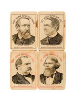 HARRISON-MORTON/CLEVELAND-THURMAN 1888 "POLITICAL EUCHRE" CARD GAME.