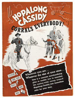 HOPALONG CASSIDY RETAILERS CATALOGUE.