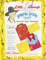 HOPALONG CASSIDY RETAILERS CATALOGUE.