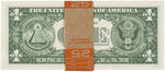 $1 1963-A FEDERAL RESERVE STAR NOTES BAND OF 25 SEQUENTIALLY  NUMBERED UNCIRCULATED.