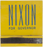 NIXON 1962 'LAST PRESS CONFERENCE' MULTIPLE ITEMS INCLUDING "PRESS" BADGE.