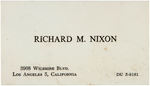 NIXON 1962 'LAST PRESS CONFERENCE' MULTIPLE ITEMS INCLUDING "PRESS" BADGE.