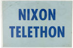 NIXON 1962 'LAST PRESS CONFERENCE' MULTIPLE ITEMS INCLUDING "PRESS" BADGE.