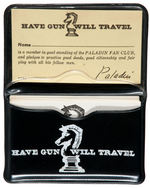 "PALADIN HAVE GUN WILL TRAVEL" COMPLETE FAN CLUB CARD CASE SET.