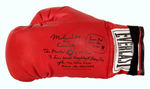 MUHAMMAD ALI - SIGNED BOXING GLOVE.