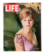 BARBRA STREISAND AUTOGRAPHED "LIFE" MAGAZINE.