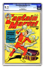 CAPTAIN MARVEL ADVENTURES #124 SEPTEMBER 1951 CGC 9.2 CREAM TO OFF-WHITE PAGES CROWLEY COPY.