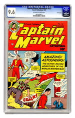 CAPTAIN MARVEL ADVENTURES #127 DECEMBER 1951 CGC 9.6 OFF-WHITE TO WHITE PAGES CROWLEY COPY.