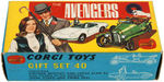 "THE AVENGERS GIFT SET 40" BOXED CORGI SET (COLOR VARIETY).