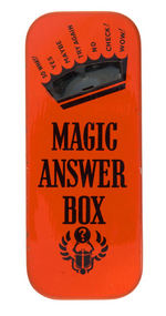 "JACK ARMSTRONG/MAGIC ANSWER BOX" COMPLETE AND ONLY SECOND SEEN WORKING PREMIUM.