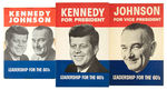 KENNEDY/JOHNSON "LEADERSHIP FOR THE SIXTIES" TRIO.