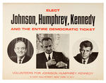 LBJ/HHH/RFK/WILLIAMS NEW YORK POSTER PAIR.