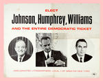 LBJ/HHH/RFK/WILLIAMS NEW YORK POSTER PAIR.